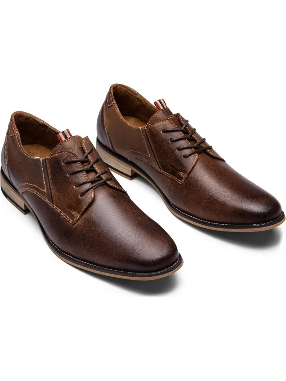 Men's Dark Brown Suede Wingtip Lace Up Formal Business Derby Brogue Oxford Shoes